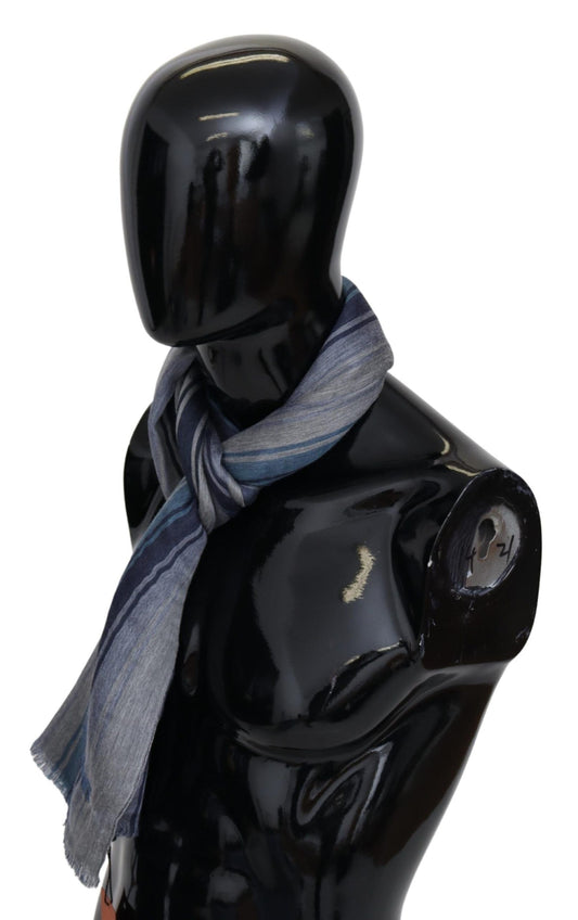 Missoni Wollschal mit Streifen und Fransen in Multicolor