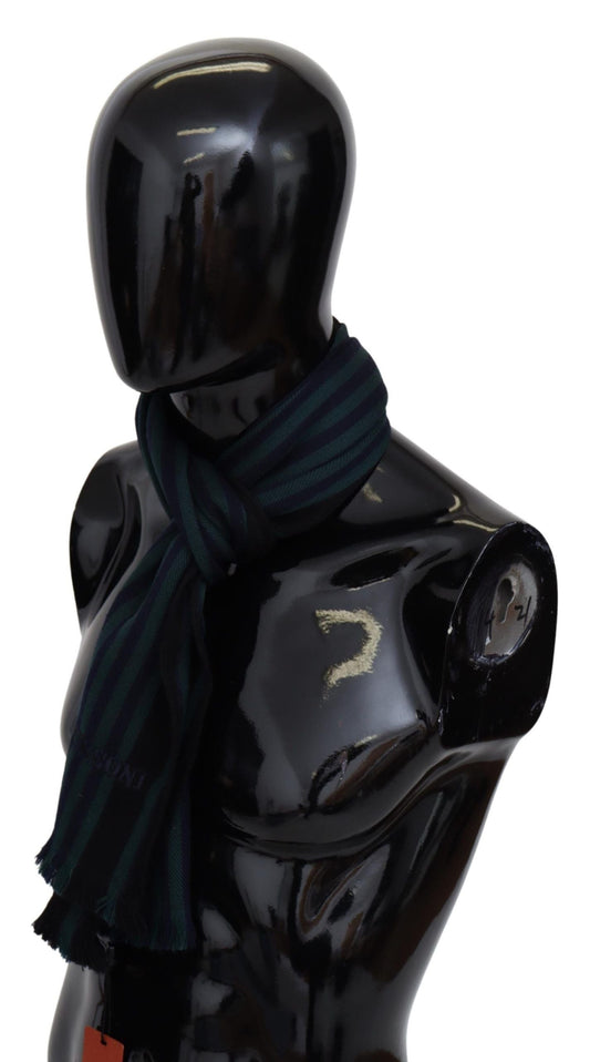 Missoni Wollschal mit Streifen und Fransen in Multicolor