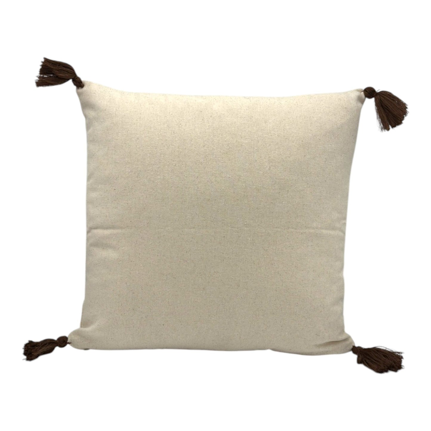 Dekokissen mit Punch Stickerei - Blume - Margerite - 43 x 43cm