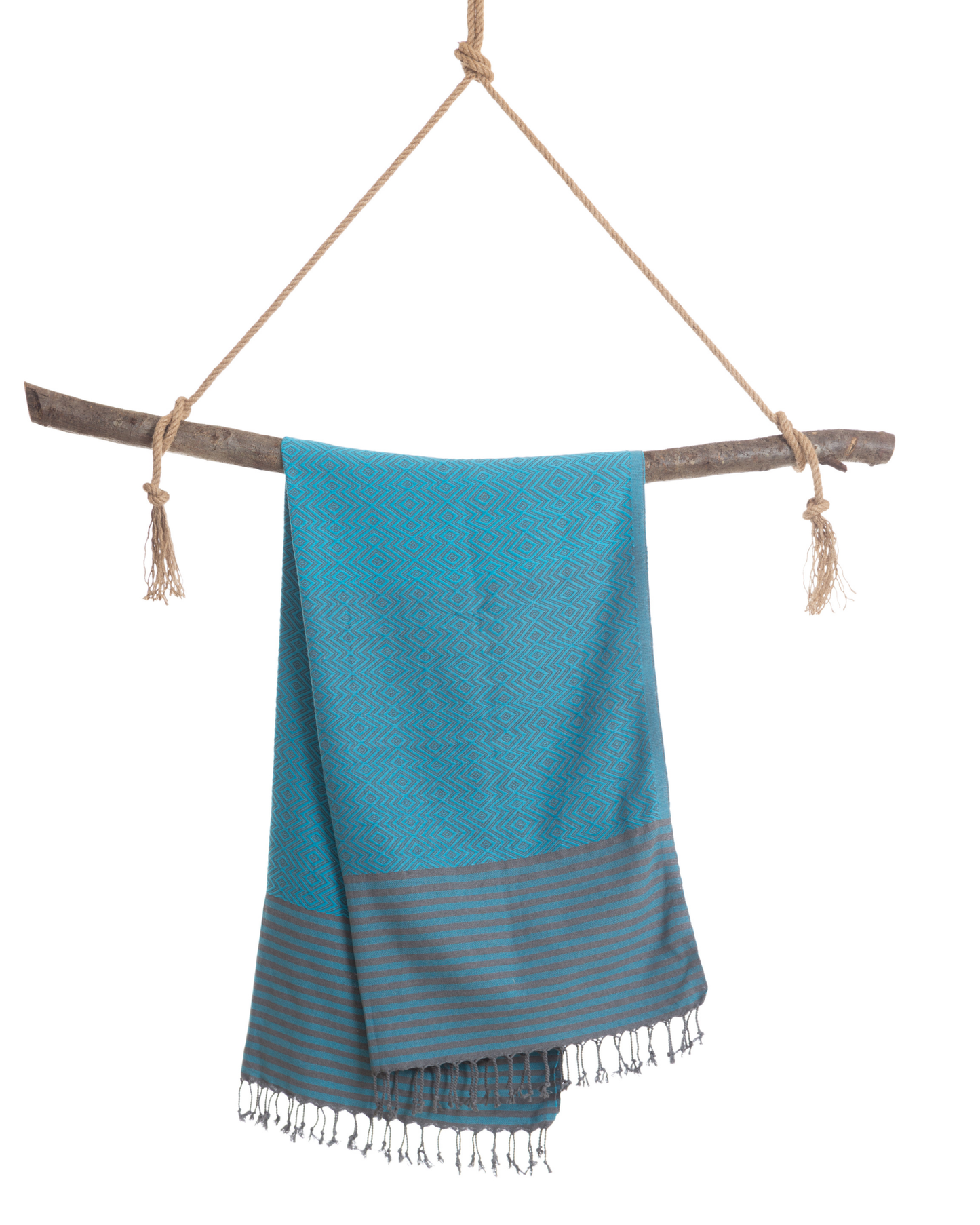 SAHARA Hammam Beach Towel, Spa Sauna Towel - Turquoise-3