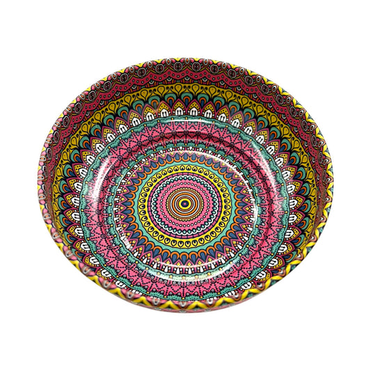 Metall Schüssel - Mandala 2 - Mittel - 9cm