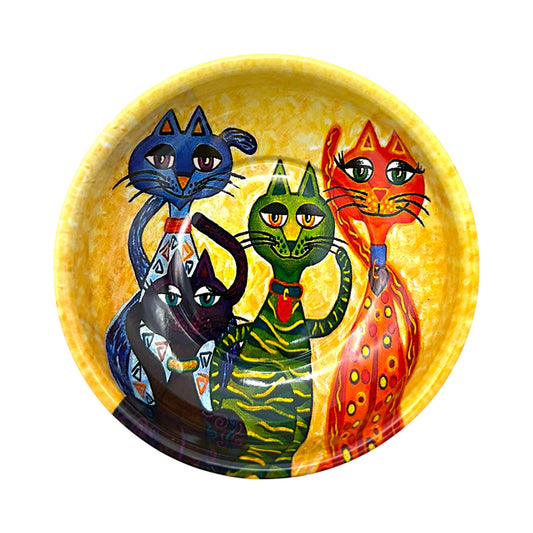 Metall Schüssel - Katze 2 - Klein - 8cm