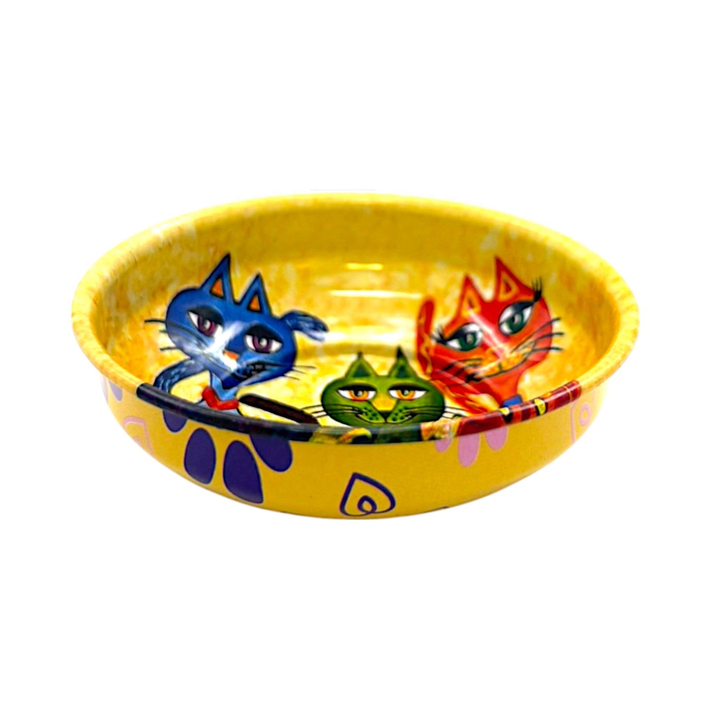 Metall Schüssel - Katze 2 - Klein - 8cm