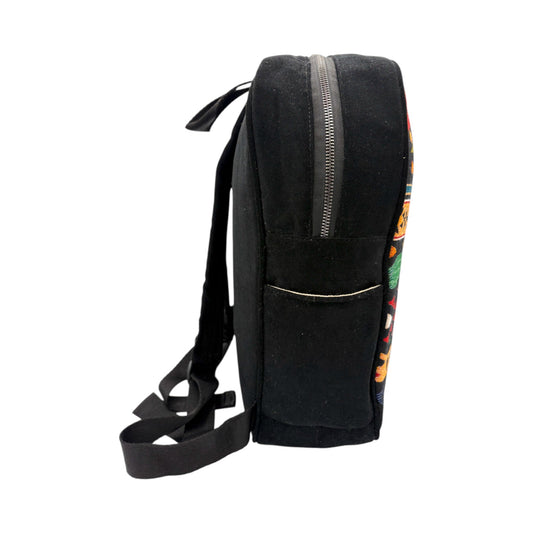 Rucksack - Indiana - Schwarz - 35 x 26 x 11,5cm