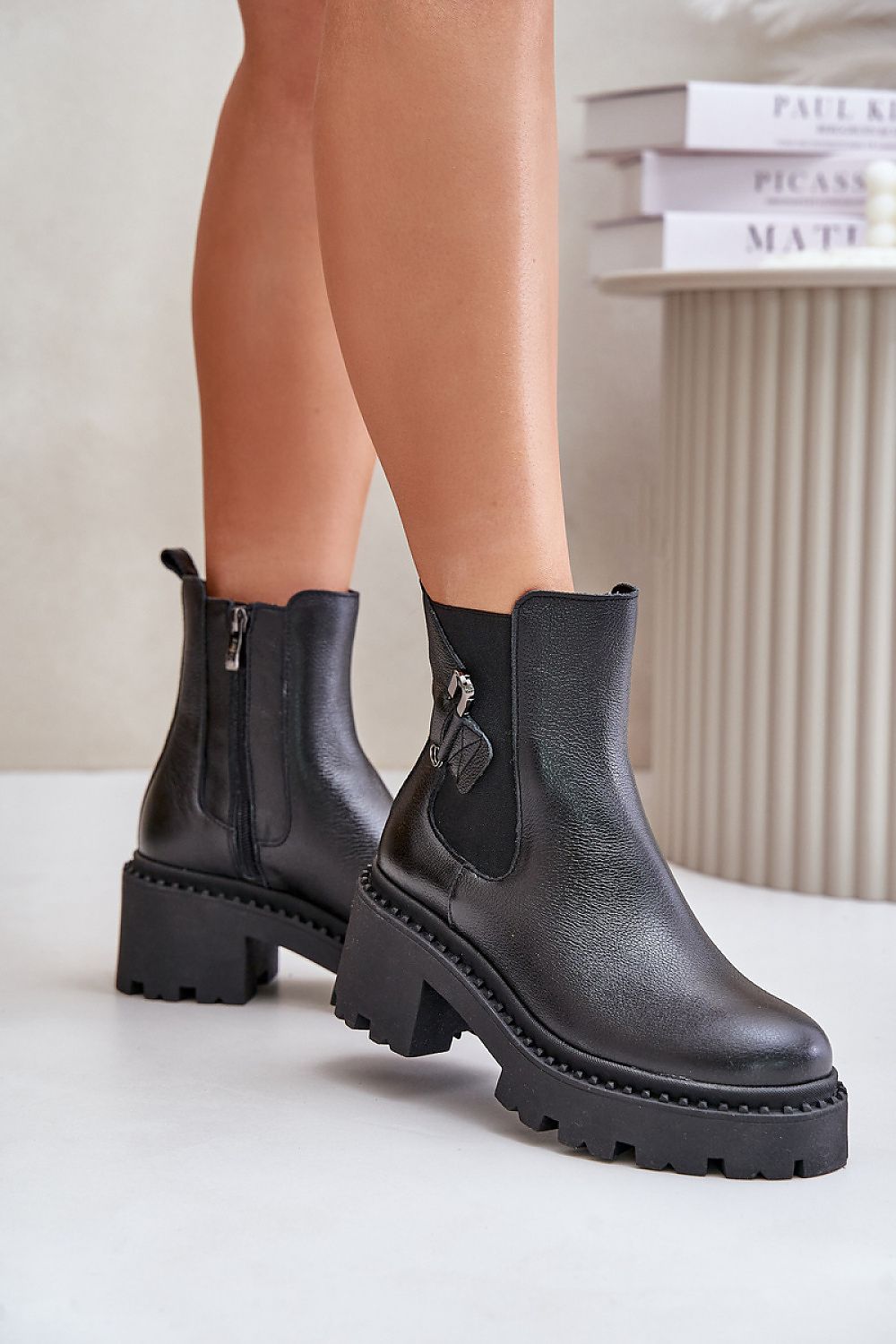 Stiefeletten mit Absatz Step in style