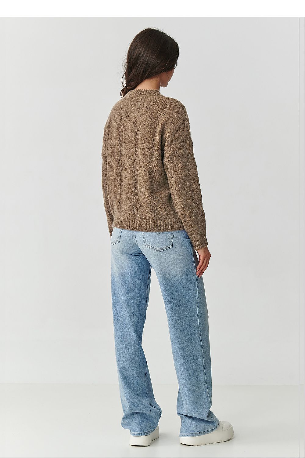 Pullover model 217356 Makadamia