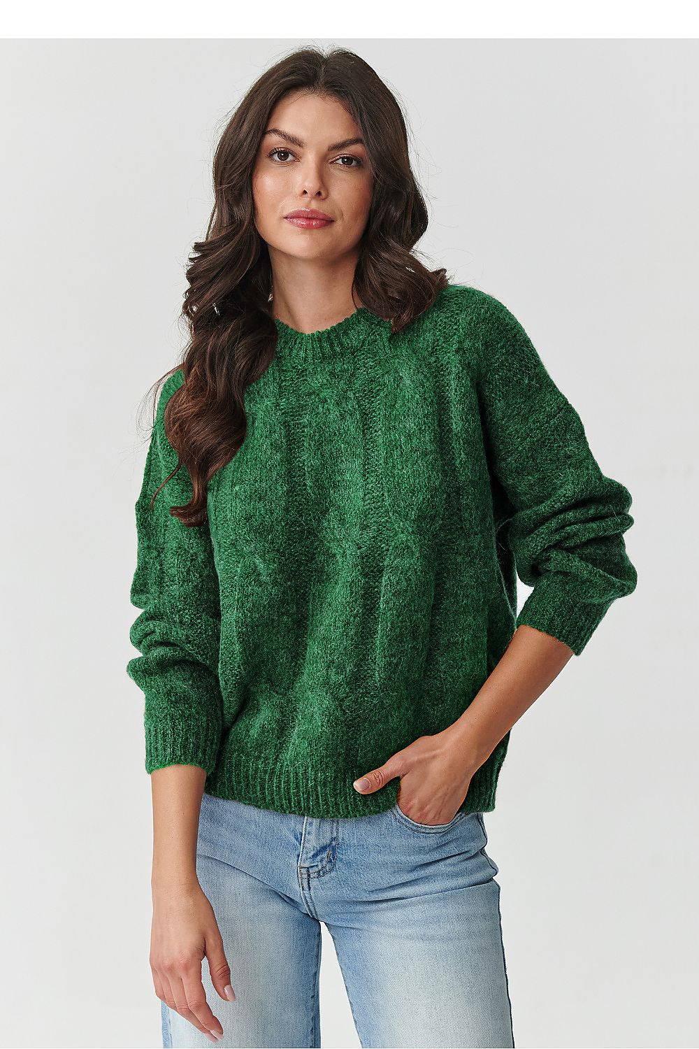Pullover model 217358 Makadamia
