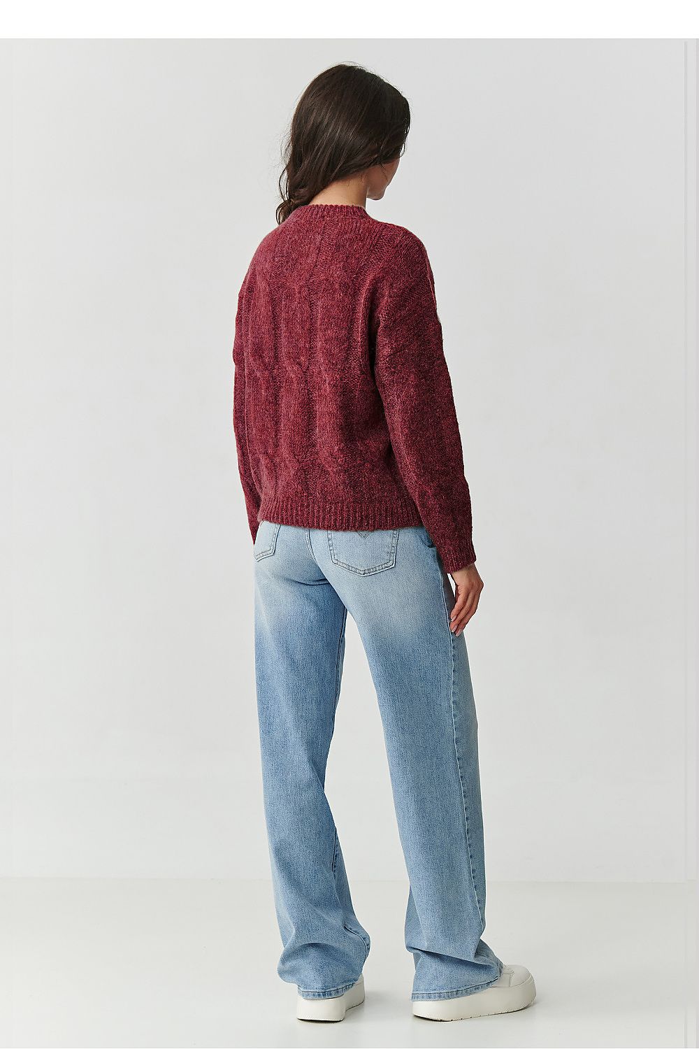 Pullover model 217359 Makadamia