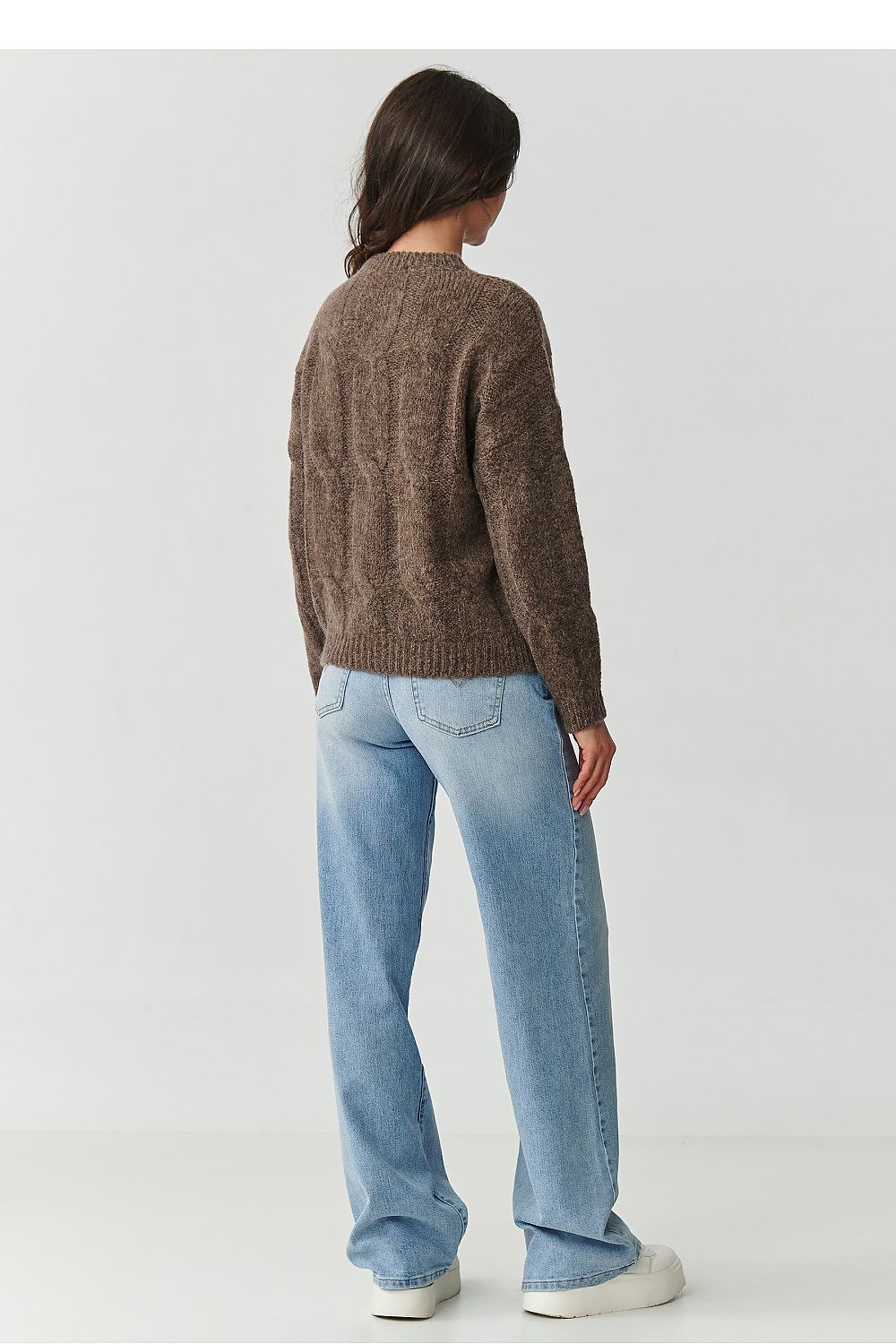 Pullover model 217361 Makadamia