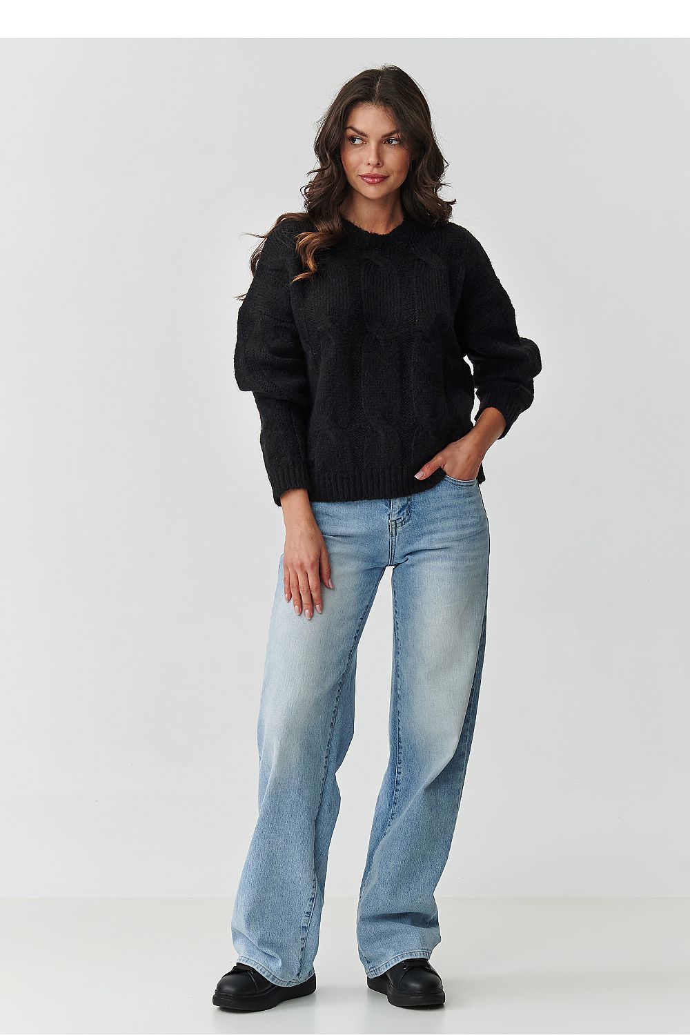 Pullover model 217362 Makadamia