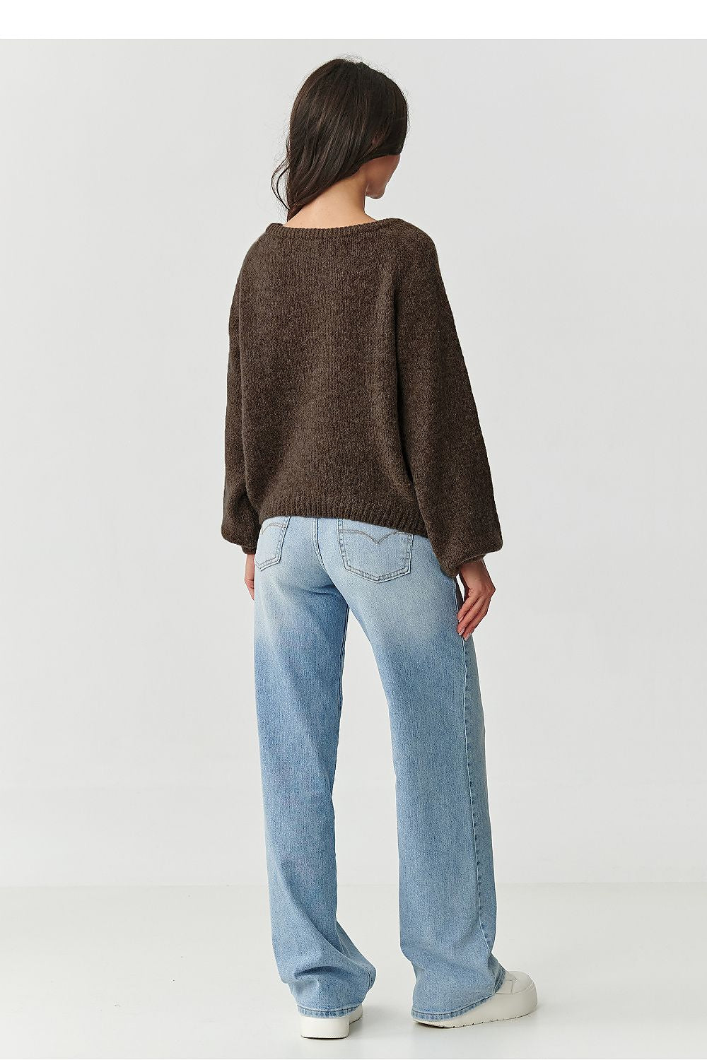 Pullover model 217383 Makadamia