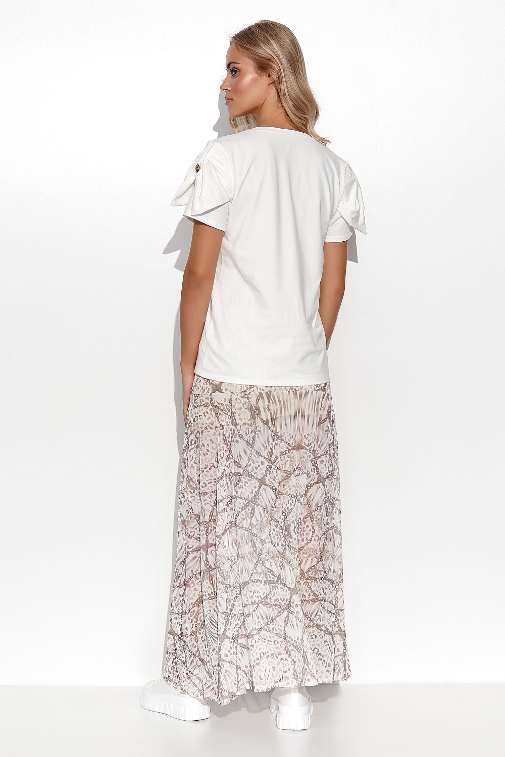 Bluse model 180759 Makadamia