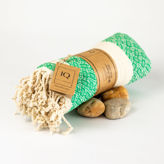 Hamamtuch Saunatuch Strandtuch - Bolivia Grün 180x100 cm