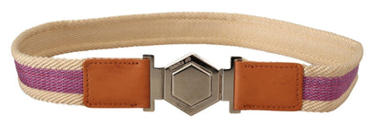 GF Ferre Fashion Gürtel aus Leder in Multicolor mit Hexagon-Logo