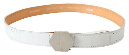 GF Ferre Fashion Gürtel aus Leder in Weiß
