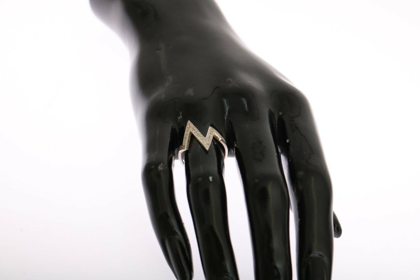 Nialaya Damen Ring aus Sterlingsilber in Silber mit klaren CZ-Kristallen