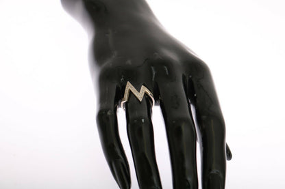 Nialaya Damen Ring aus Sterlingsilber in Silber mit klaren CZ-Kristallen