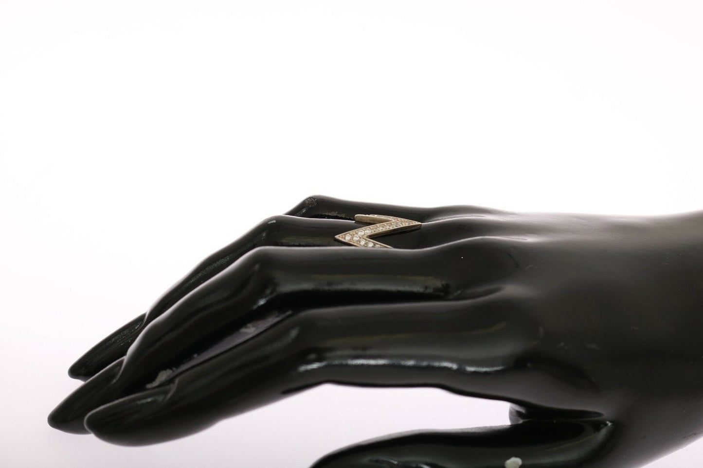 Nialaya Damen Ring aus Sterlingsilber in Silber mit klaren CZ-Kristallen