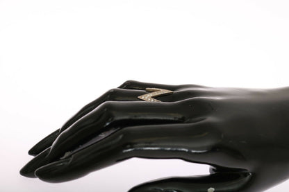 Nialaya Damen Ring aus Sterlingsilber in Silber mit klaren CZ-Kristallen