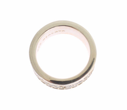 Nialaya Damen Ring aus Sterlingsilber in Silber mit klaren CZ-Kristallen