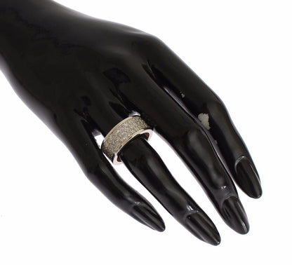 Nialaya Damen Ring aus Sterlingsilber in Silber mit klaren CZ-Kristallen