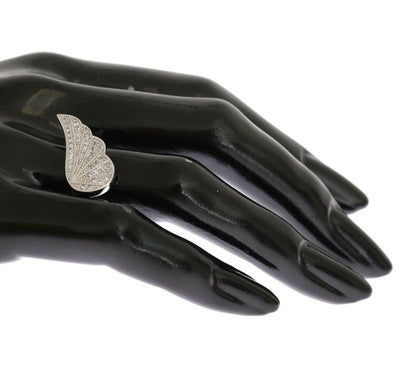 Nialaya Damen Ring aus Sterlingsilber in Silber mit CZ-Kristallen