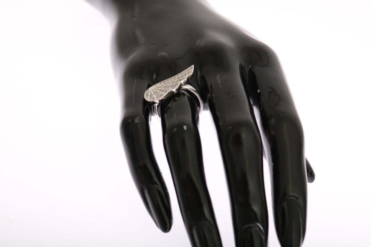 Nialaya Damen Ring aus Sterlingsilber in Silber mit CZ-Kristallen