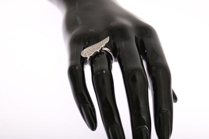 Nialaya Damen Ring aus Sterlingsilber in Silber mit CZ-Kristallen