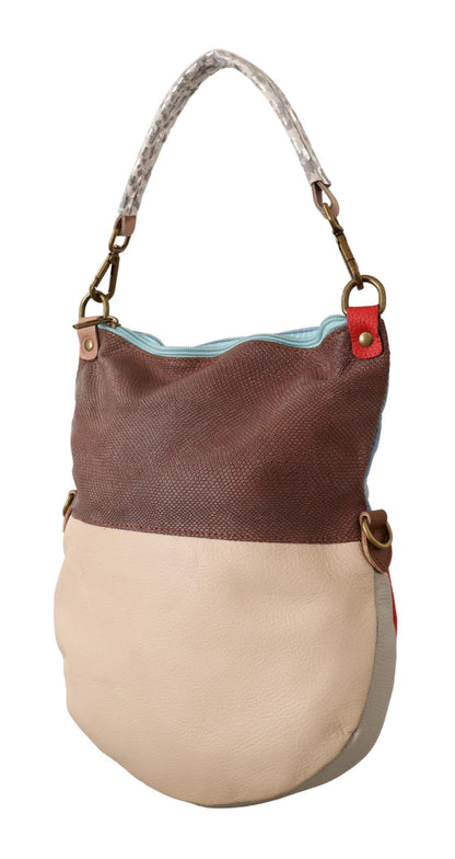 EBARRITO Tote Bag aus Leder in Multicolor