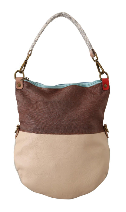 EBARRITO Tote Bag aus Leder in Multicolor