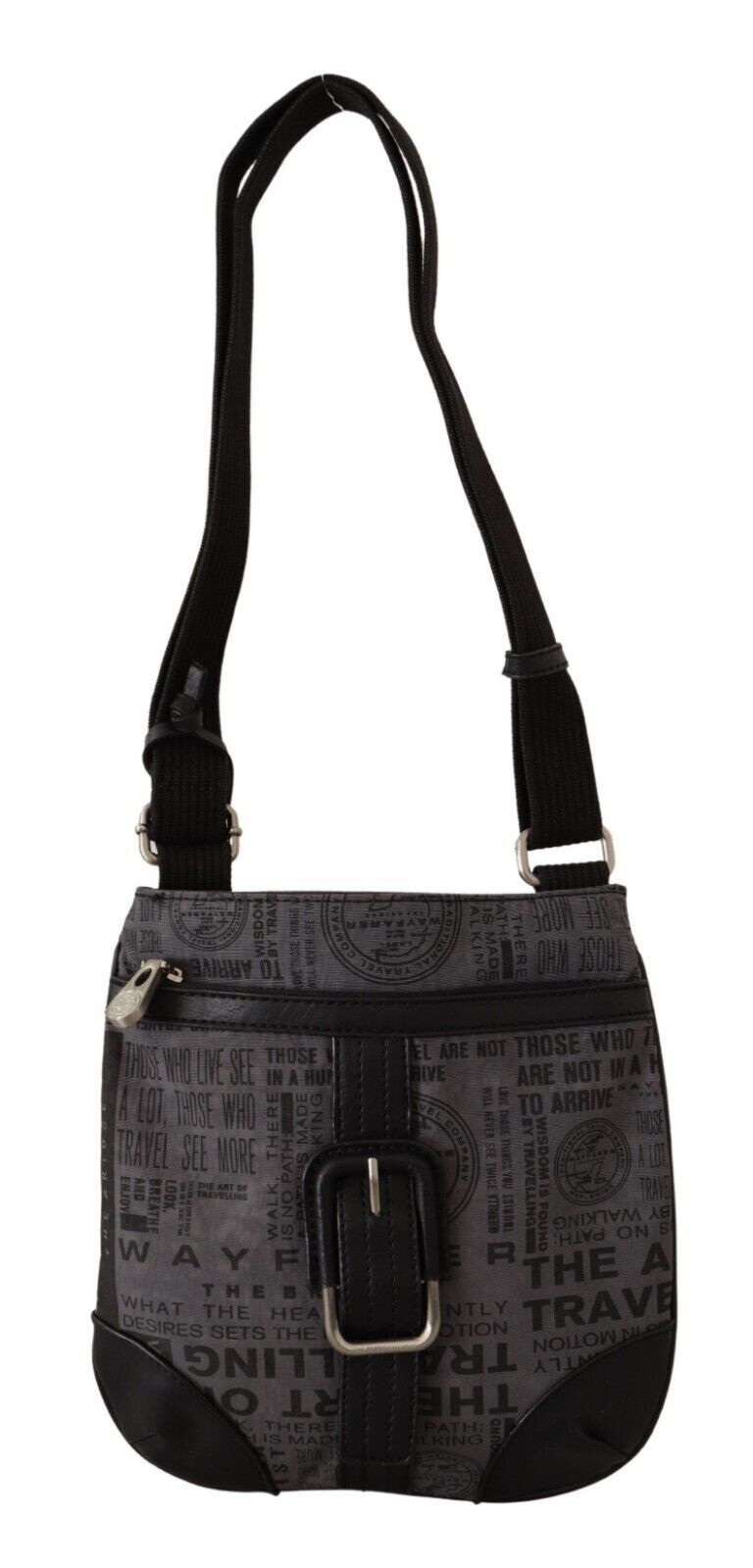 Wayfarer Damen Crossbody Tasche Stoff Grau