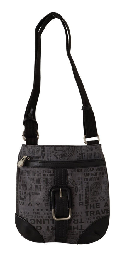 Wayfarer Damen Crossbody Tasche Stoff Grau