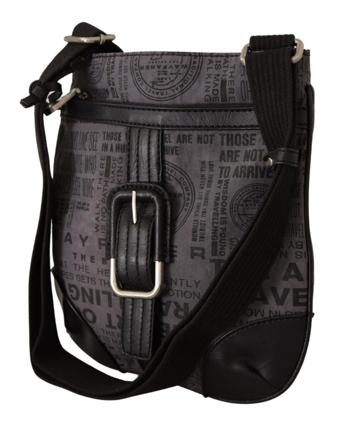 Wayfarer Damen Crossbody Tasche Stoff Grau