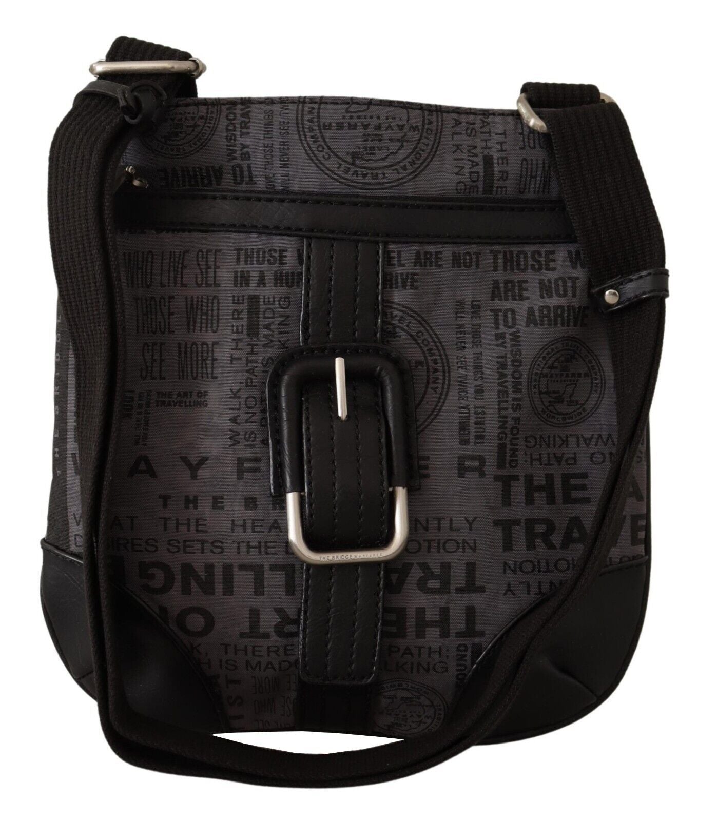 Wayfarer Damen Crossbody Tasche Stoff Grau