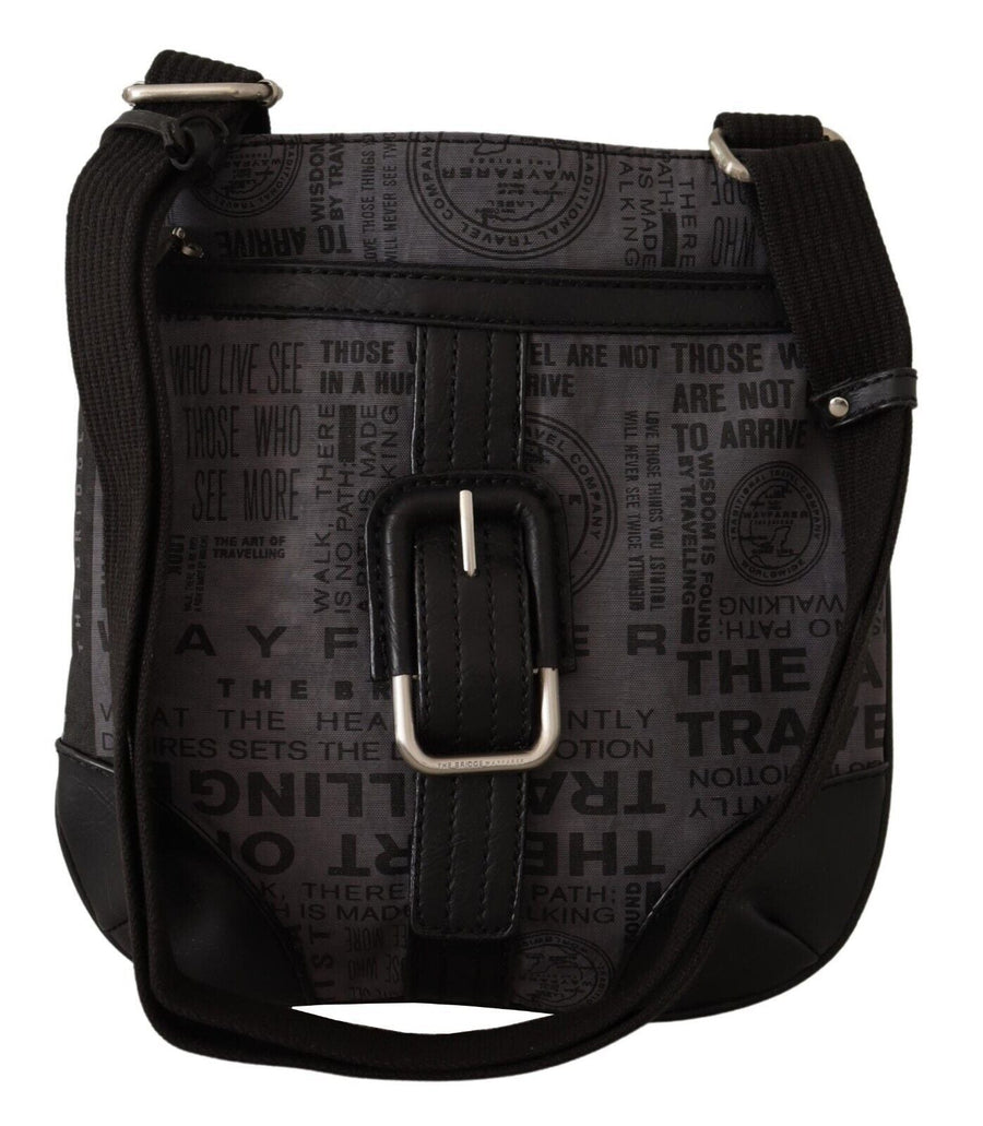 Wayfarer Damen Crossbody Tasche Stoff Grau