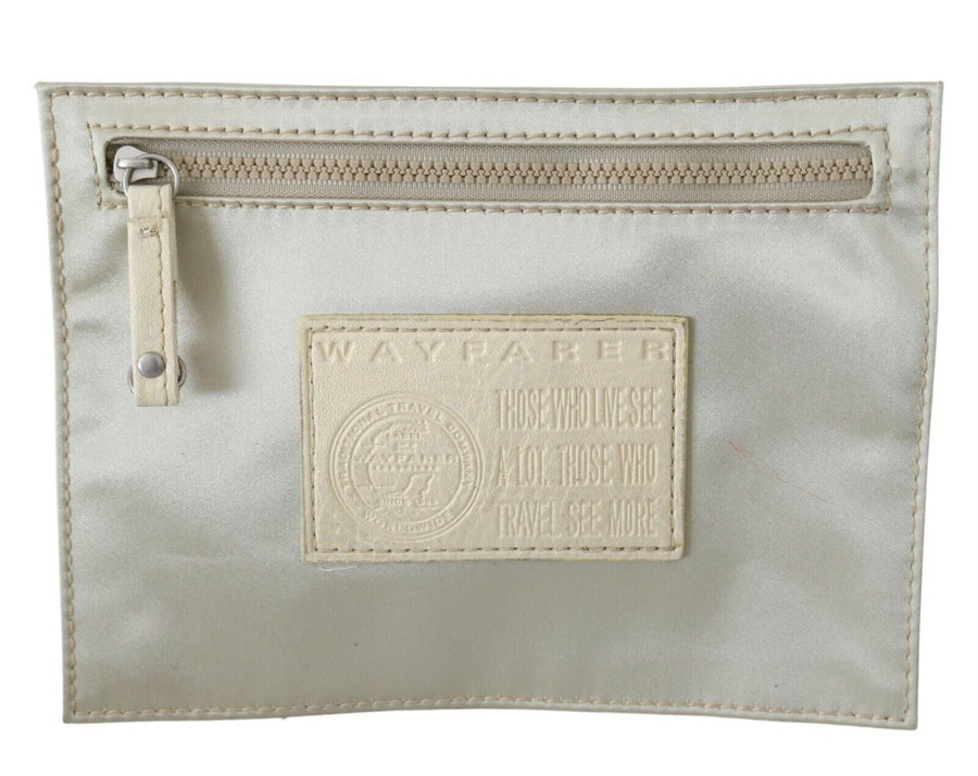 Wayfarer Damen Geldbörse Stoff Weiß