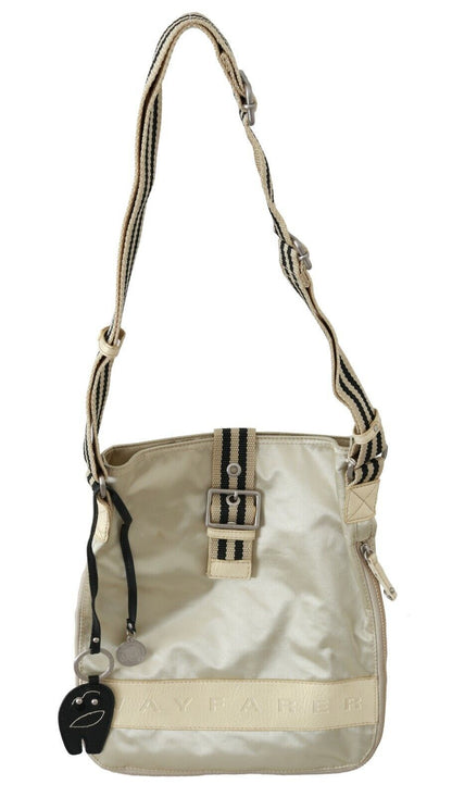 Wayfarer Damen Handtasche Stoff Beige