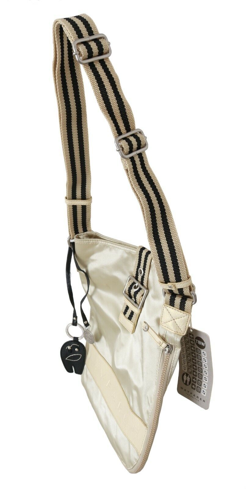 Wayfarer Damen Handtasche Stoff Beige