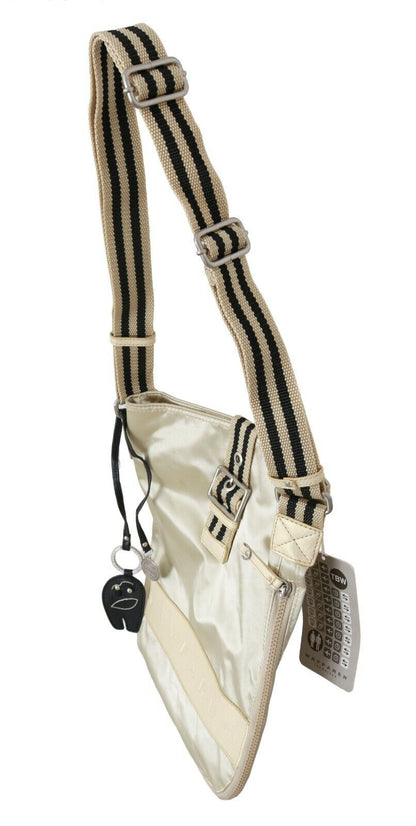 Wayfarer Damen Handtasche Stoff Beige