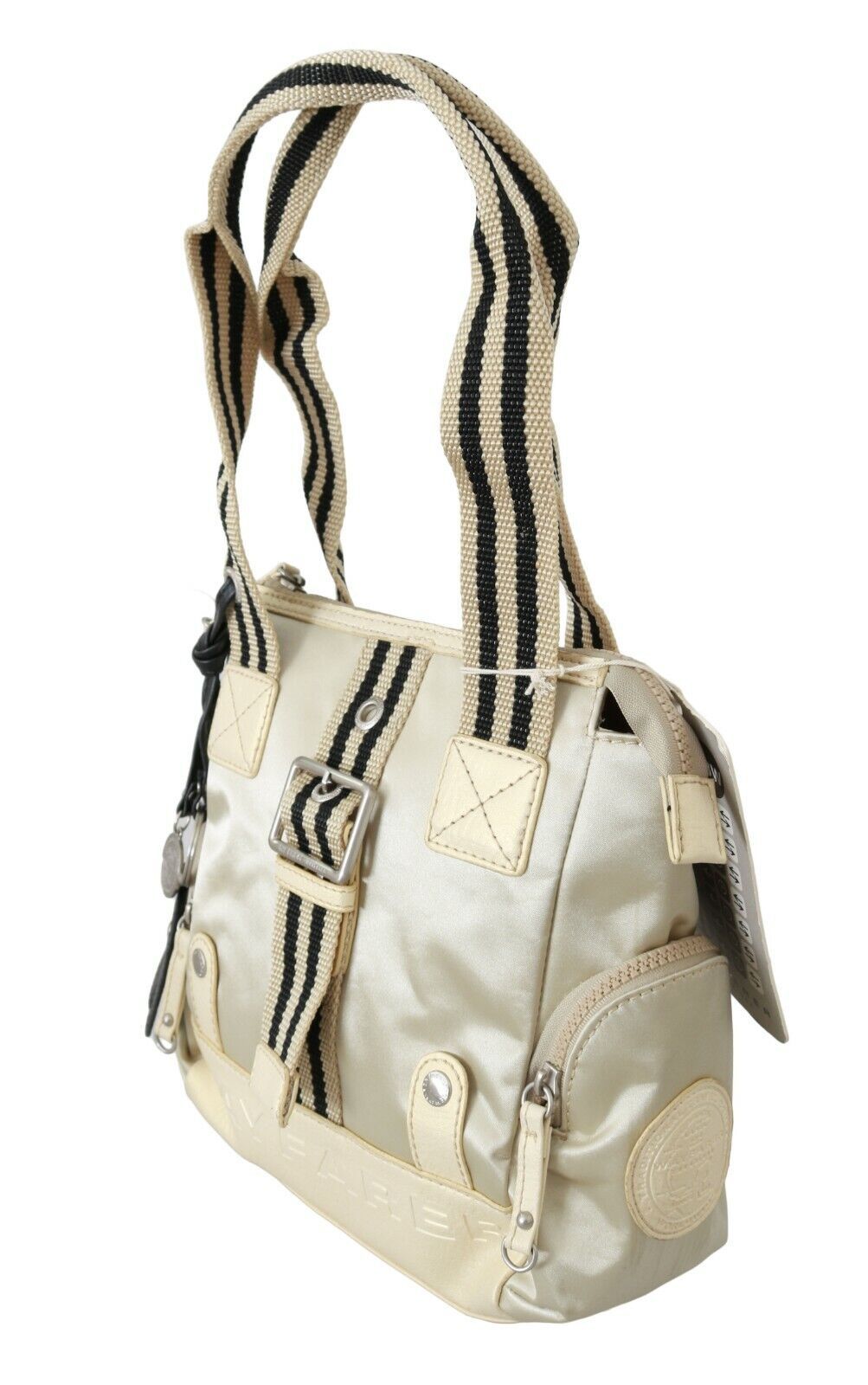 Wayfarer Damen Handtasche Stoff Beige