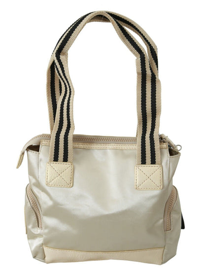 Wayfarer Damen Handtasche Stoff Beige
