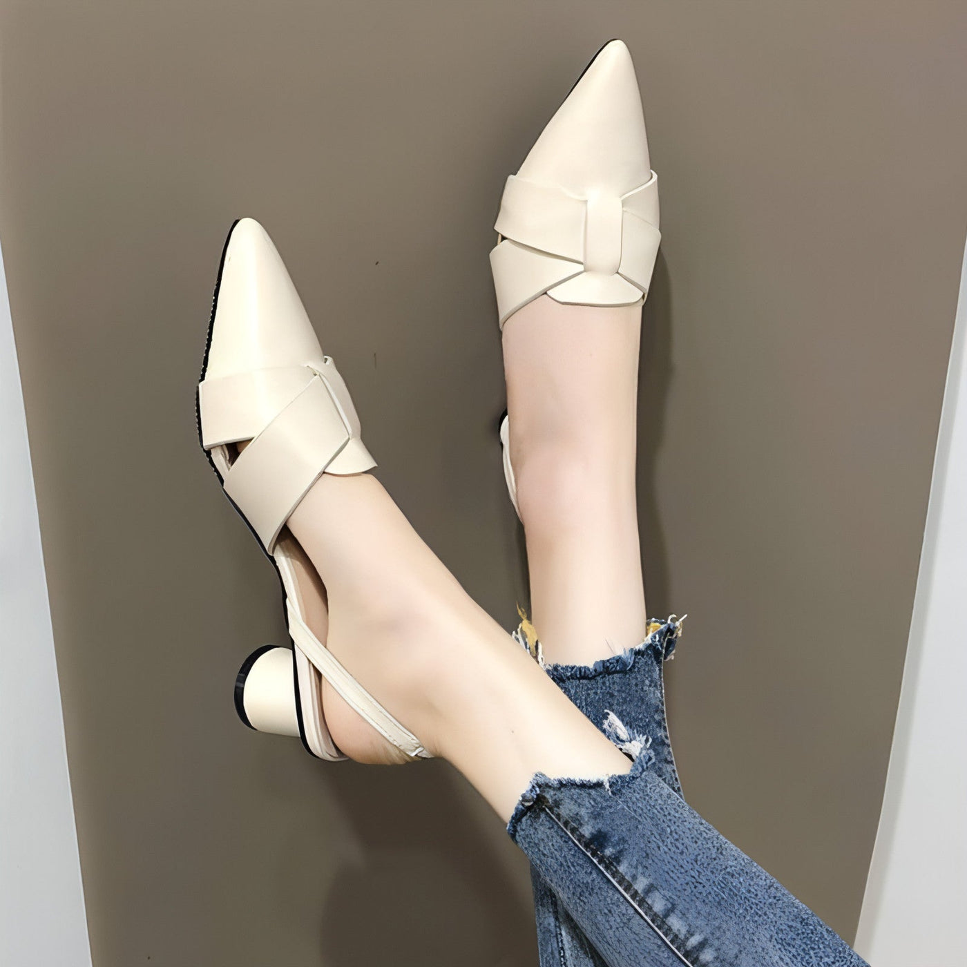 Elegante Damen Pumps mit Blockabsatz
