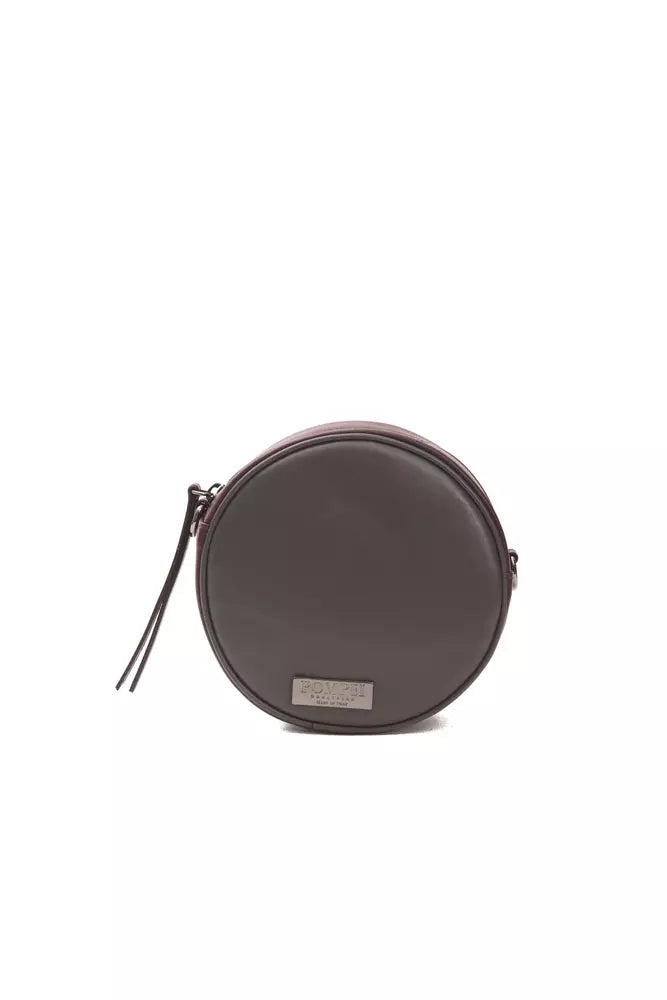 Pompei Donatella Damen Leder Crossbody Tasche Oval