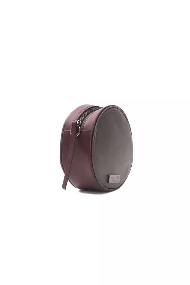 Pompei Donatella Damen Leder Crossbody Tasche Oval