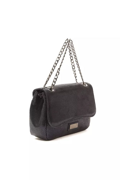 Pompei Donatella Crossbody Tasche aus Leder in Blau