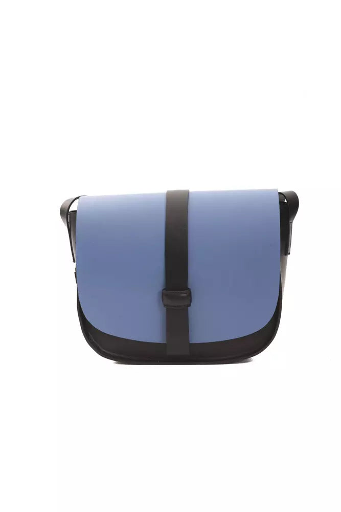 Pompei Donatella Crossbody Tasche aus Leder in Blau