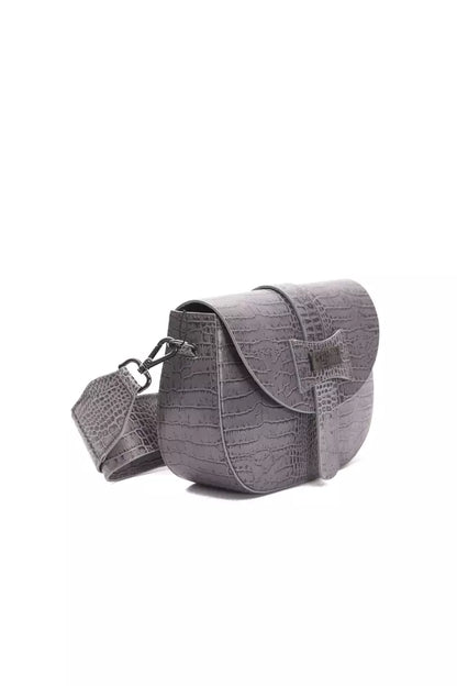 Pompei Donatella Damen Leder Crossbody Tasche Kroko