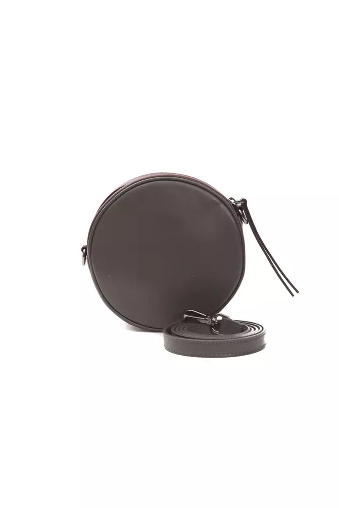 Pompei Donatella Damen Leder Crossbody Tasche Oval