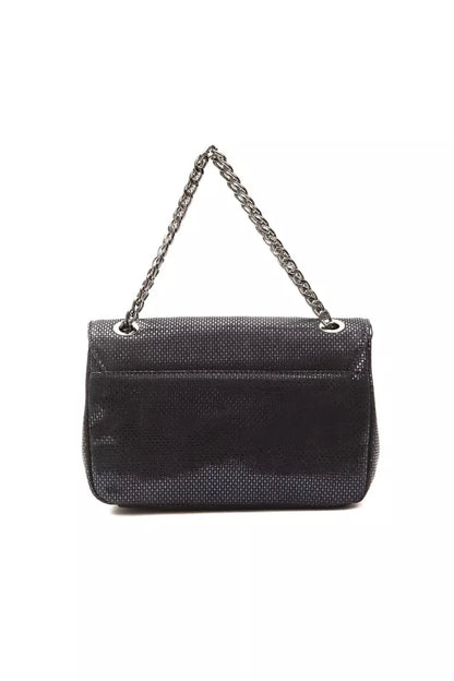 Pompei Donatella Crossbody Tasche aus Leder in Blau