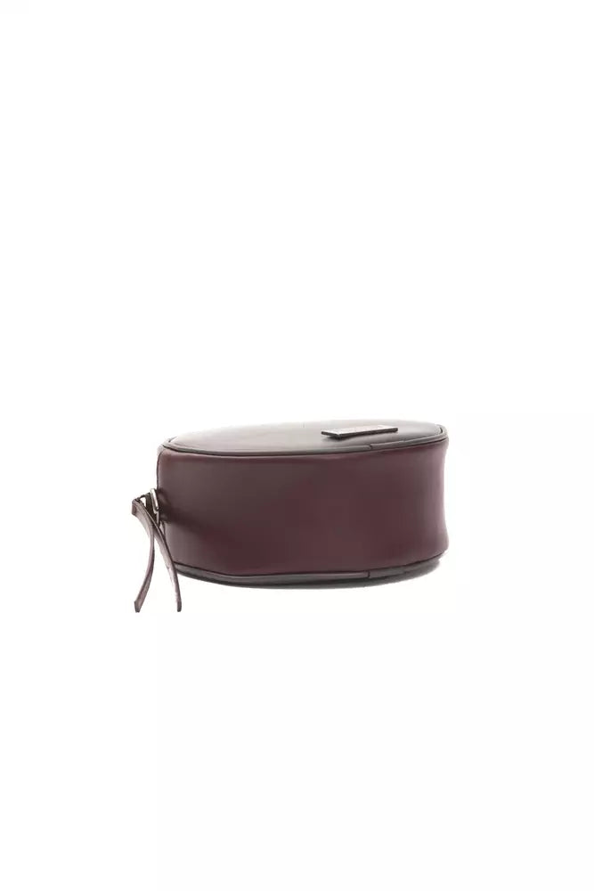 Pompei Donatella Damen Leder Crossbody Tasche Oval